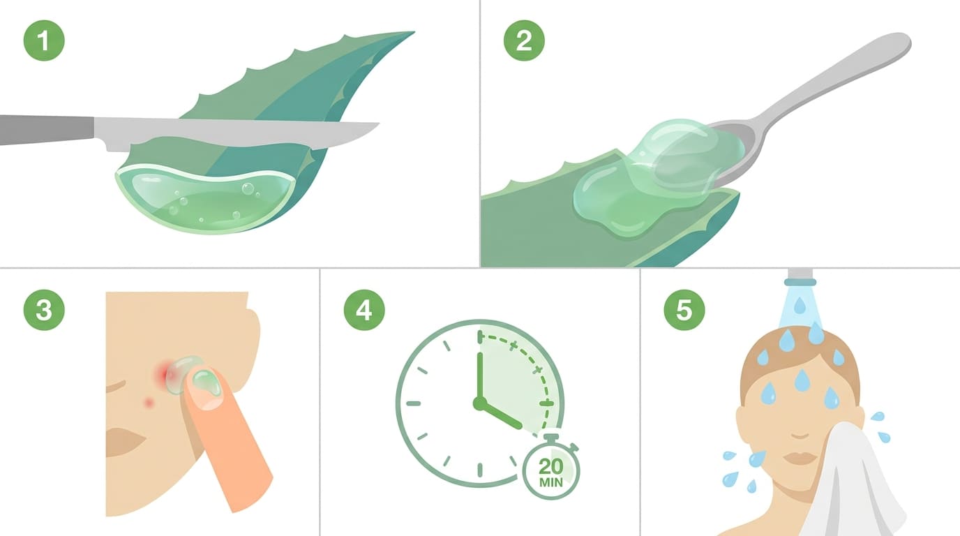 remedios caseros para los granos en la cara aloe vera cómo usar correctamente