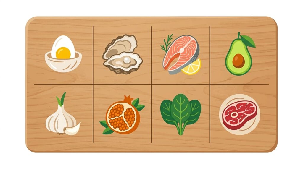 alimentos para subir la testosterona