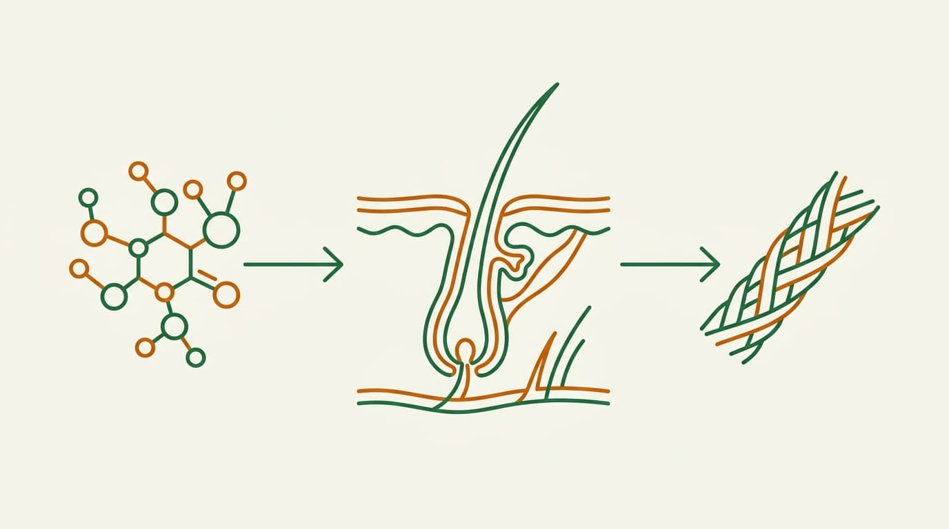 Biotina Mecanismo Sintesis Queratina